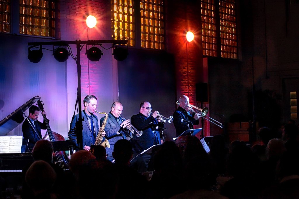 WIth Stockton Helbing Septet; performing the music of Maynard Ferguson. Dallas Center for the Performing Arts